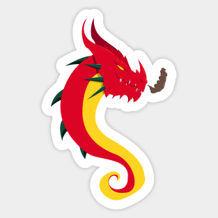 Red Dragon Sticker